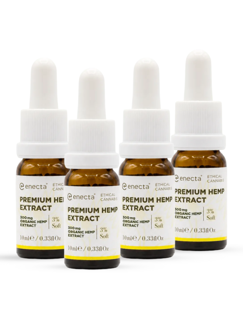 4 pack | CBD Oil 3% | 10 ml - Enecta - WeWeed