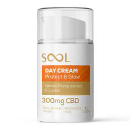 Day Face Cream Protect & Glow 300mg CBD 50ml - reakiro - WeWeed