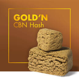 Gold'n CBN Hash - Cannactiva - WeWeed