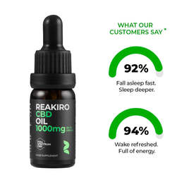 CBD Oil 1000mg Full Spectrum - 10% CBD - reakiro - WeWeed