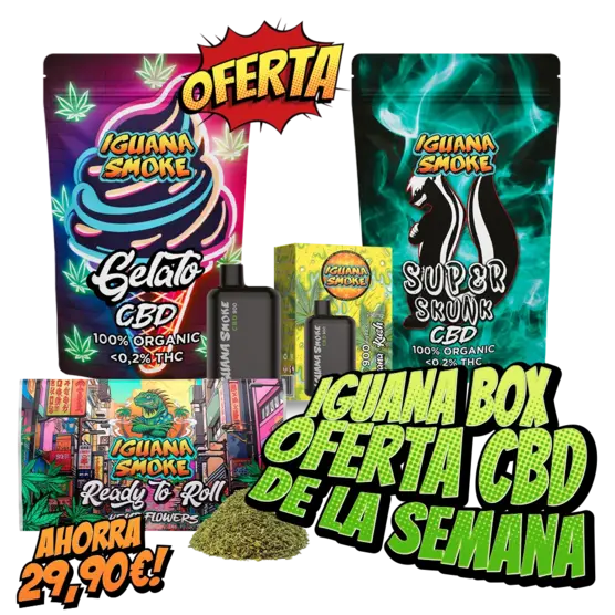 Iguana Box Oferta CBD de la Semana - Iguana Smoke CBD - WeWeed