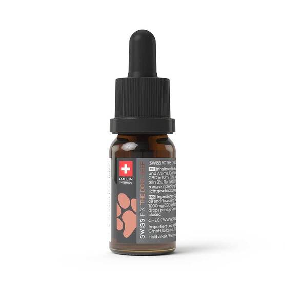Aceite de CBD para perros 10% Carne - Swiss FX CBD - WeWeed