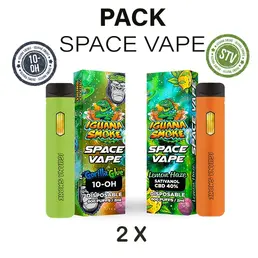 Pack 2 Vaper Degustación Sativanol y 10OH - Iguana Smoke CBD - WeWeed