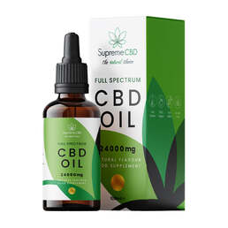 CBD Oil 100ml (24000mg) - SupremeCBD - WeWeed