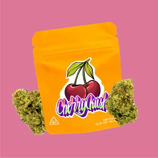 CHERRY KUSH CBD | COGOLLOS DE CBD DE EXTERIOR - Gorilla Grillz - WeWeed