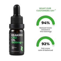 CBD Oil 1500mg Full Spectrum - 15% CBD - reakiro - WeWeed