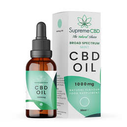 CBD Mint Flavoured Oil 30ml (1000mg) - SupremeCBD - WeWeed