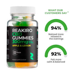 CBD Gummies 300mg 30pcs - Full Spectrum - reakiro - WeWeed