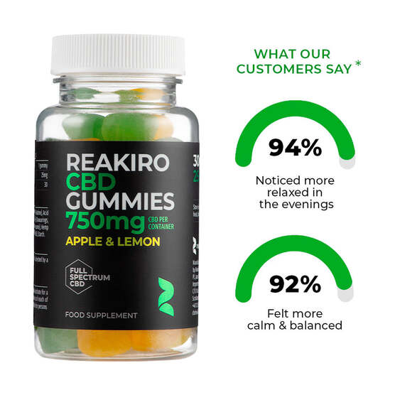 CBD Gummies 750mg 30pcs - Full Spectrum - reakiro - WeWeed