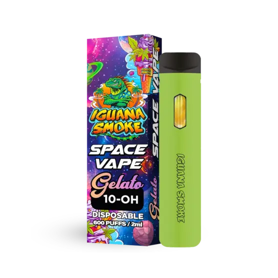 Vaper 10-OH 90% Space Vape Gelato - Iguana Smoke CBD - WeWeed