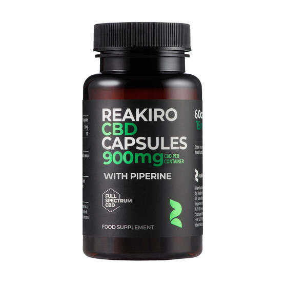 CBD Vegan Capsules 900mg 60pcs - Full Spectrum - reakiro - WeWeed