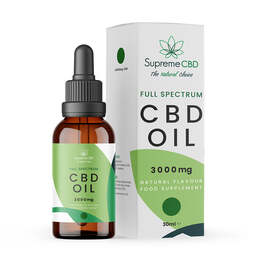 CBD Oil 30ml (3000mg) - SupremeCBD - WeWeed