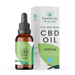 CBD Oil 30ml (1500mg) - SupremeCBD - WeWeed
