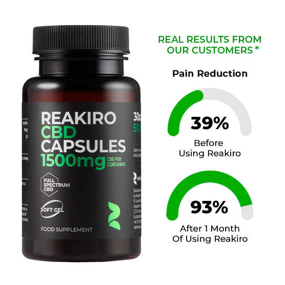 CBD Capsules 1500mg 30pcs - Full Spectrum - reakiro - WeWeed