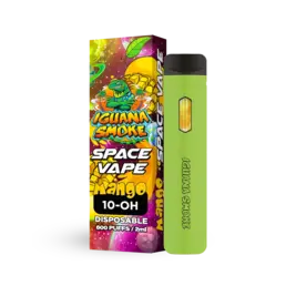 Vaper 10-OH 90% Space Vape Mango - Iguana Smoke CBD - WeWeed