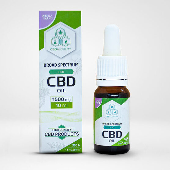 Aceite CBD 15% – Broad Spectrum – Semillas de cáñamo - CBD Alchemy - WeWeed